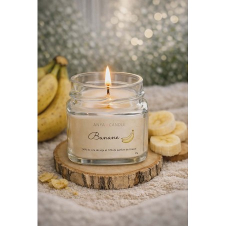 Bougie artisanal à la banane