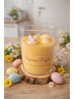 Bougie artisanale spéciale Pâques!