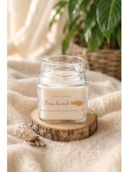 Bougie artisanale au bois de oud